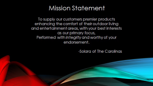 Mission Statement
